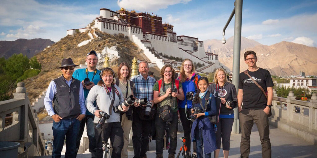 Photo group at Potala Palace