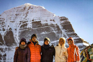 Trekkers at Mt. Kailash