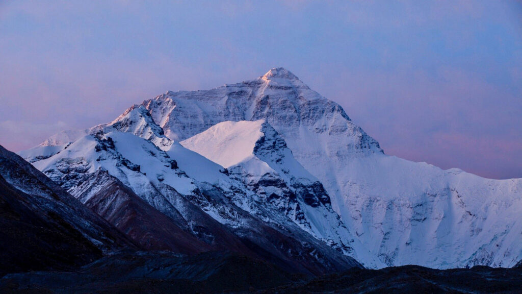 Mt. Everest at dusk